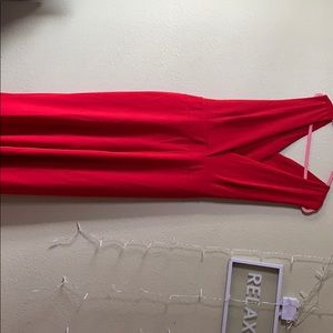 Red jumpsuit